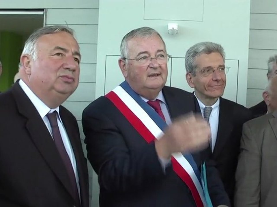 LE PRESIDENT DU SENAT, GERARD LARCHET A ST-LO