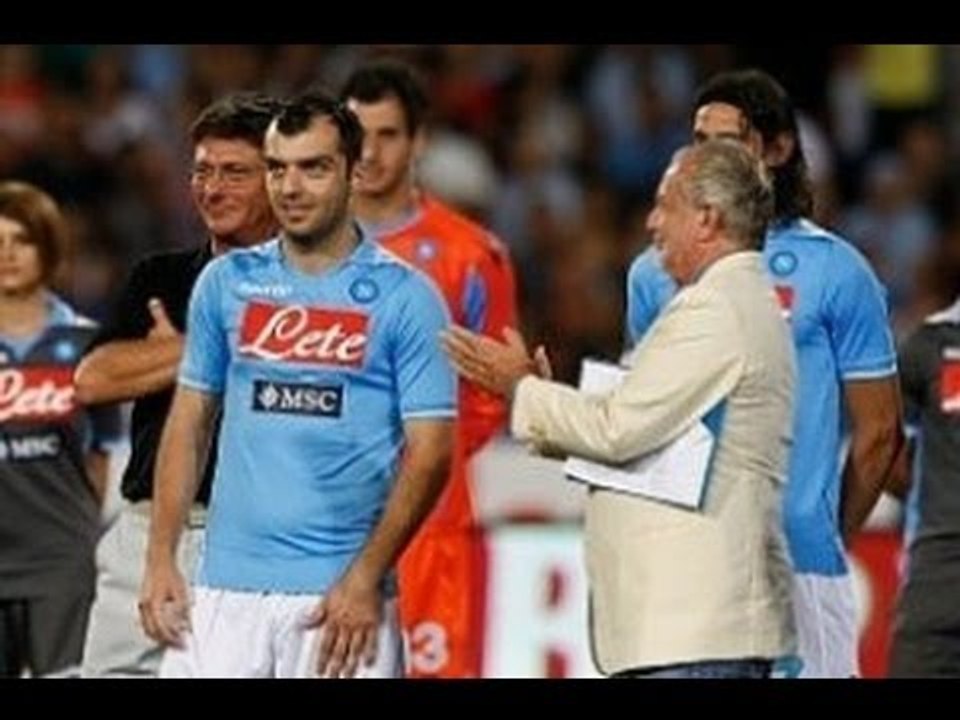 Napoli - Al San Paolo per la presentazione del Napoli 2011-12