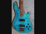 Schecter Omen Extreme 4 Bass Guitar Transparent Blue