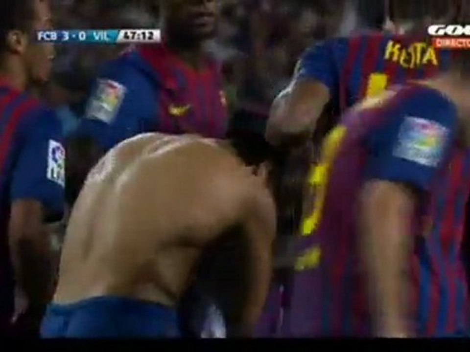 Barcelona - Villarreal La Liga 09.08.2011 Highlights