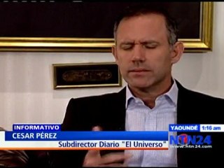 NTN24 habla con dueños del diario El Universo tras salida del país de uno de sus editorialistas