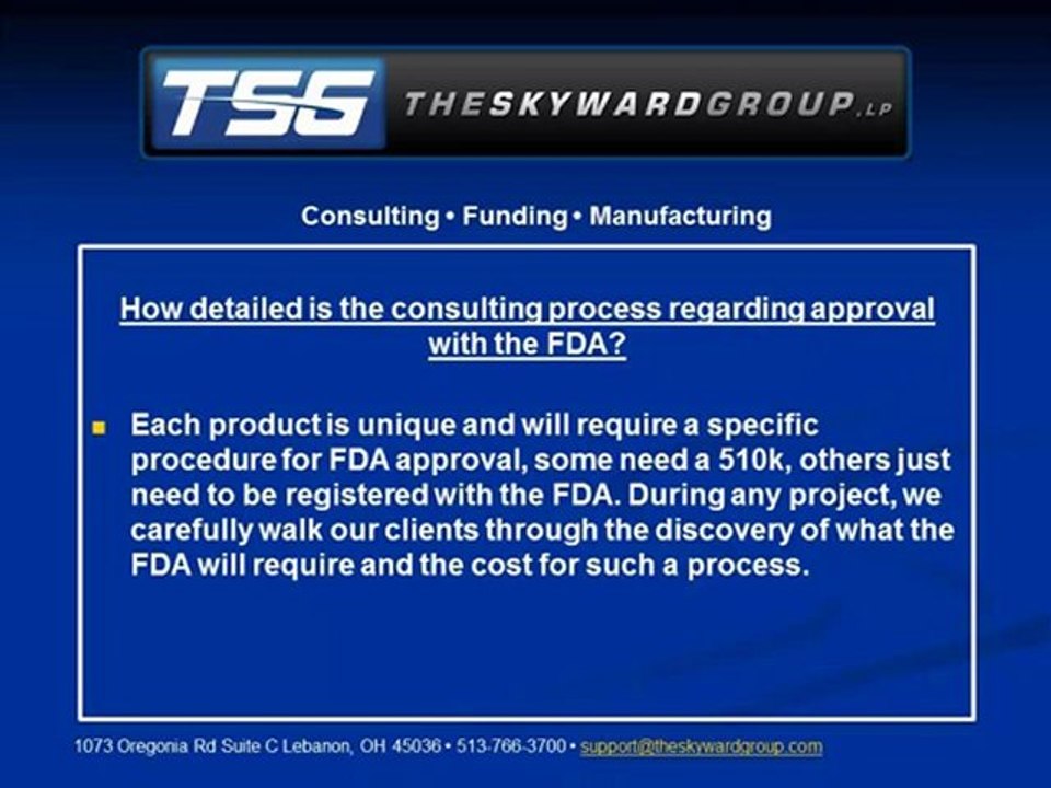 FDA Consultant - Medical Device Consulting and FDA Approval