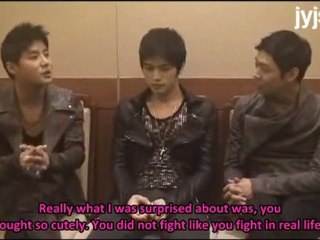 [110826] JYJ in Busan after ICAAP10 Performance