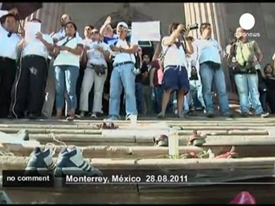 Hundreds protest over Mexico casino attack - no comment