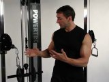 Ian Lauer Football Training on the Powertec Functional Trainer