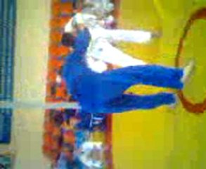 Показ приемов дзюдо тренером