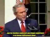 Bush parle d'explosifs utilisés le 11 septembre