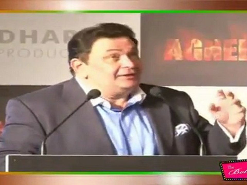 Rishi Kapoor All Praises Karan Johar At 'Agneepath' Teaser Release
