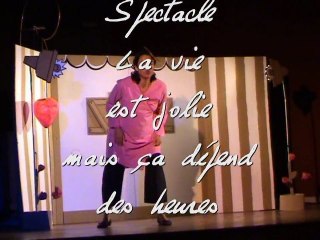 la vie est jolie mais ca depend des heures , echo des mots