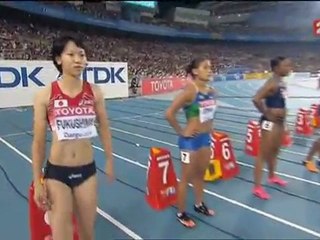 ChM 2011,  3e demi-finale 100m F