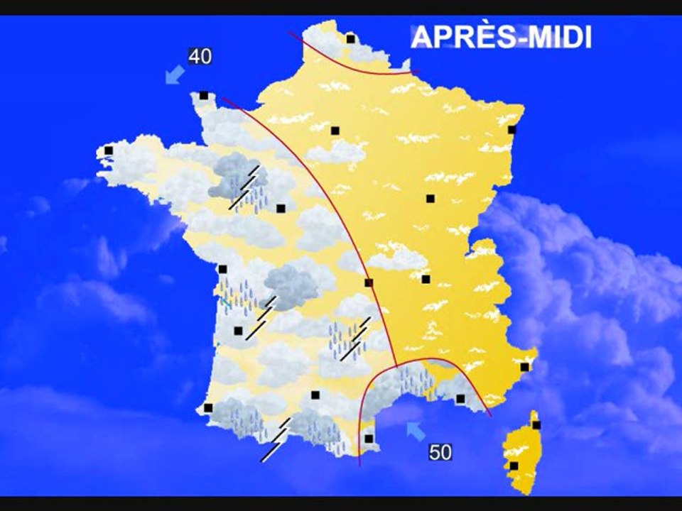 Météo 31 août 2011: Retour des orages en France, Nanmadol et Talas ailleurs !