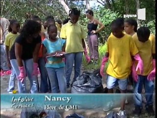 Action Mayouri criques propres du Lycée agricole de la Guyane (Matiti)