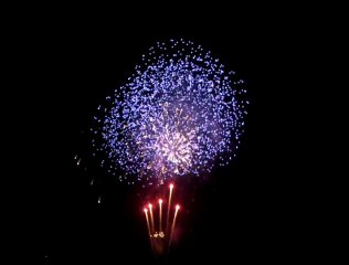 Autre séquence du feu d'artifices de YOKOHAMA tiré le 17/08/2011