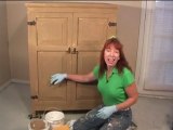 How to paint furniture rustic looking