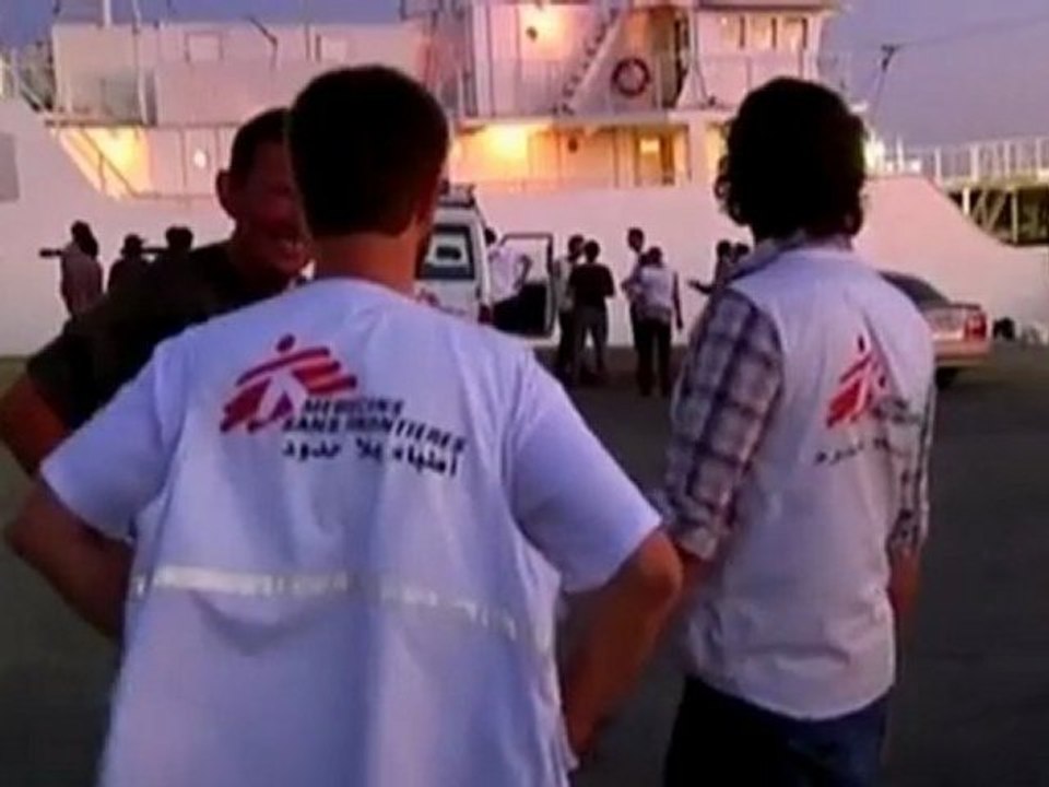 Aid arrives in Tripoli