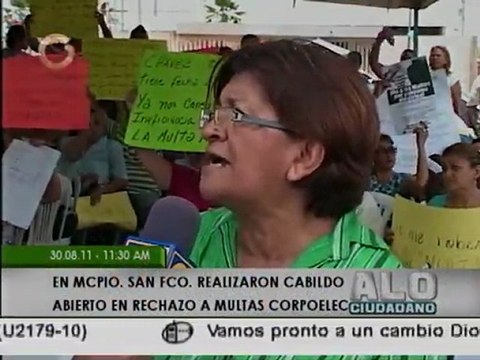 Rechazan multas de Corpoelec en Zulia