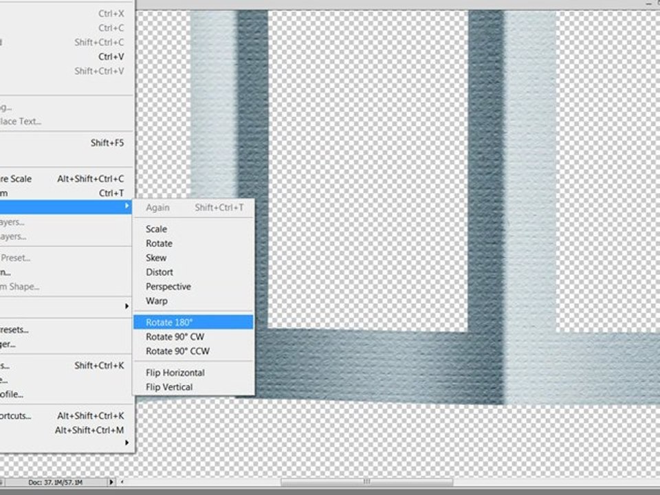 Digital Scrapbook Tutorial - How To Create a Folded Frame