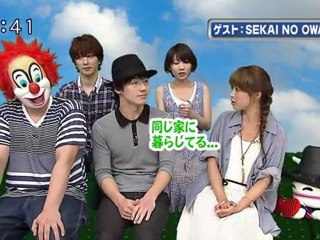 sakusaku 110831 2 ゲストはSEKAI NO OWARI の皆さんです 3/5