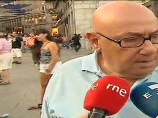 Indignados veteranos acampan en Cibeles contra la reforma constitucional