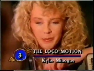 Kylie Minogue at music program - america top ten 1988