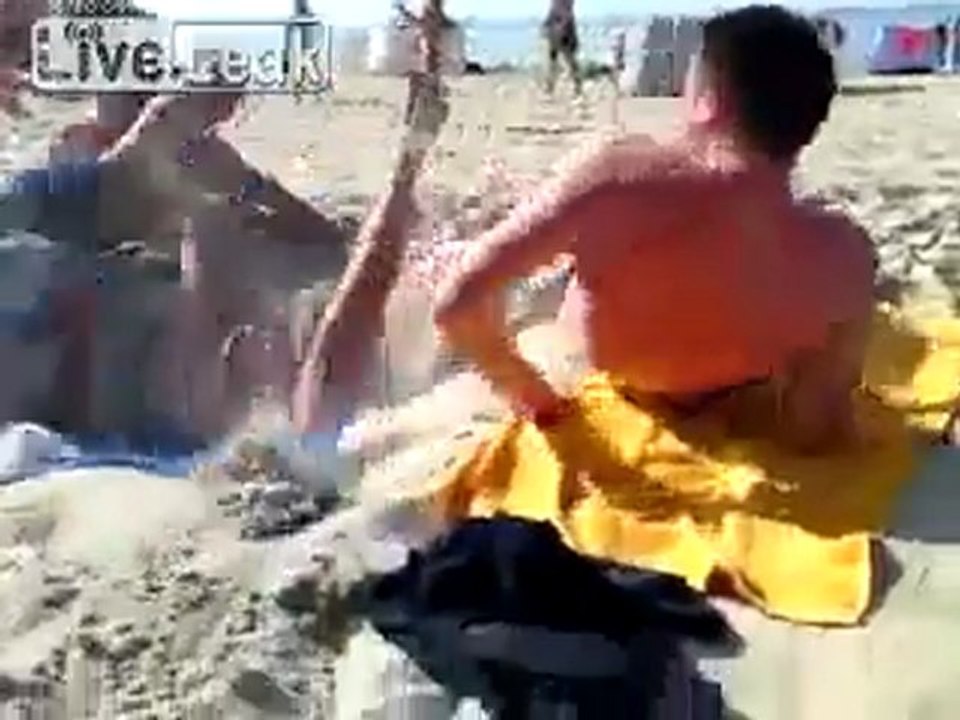 Wie Streich dein Freund am Strand!