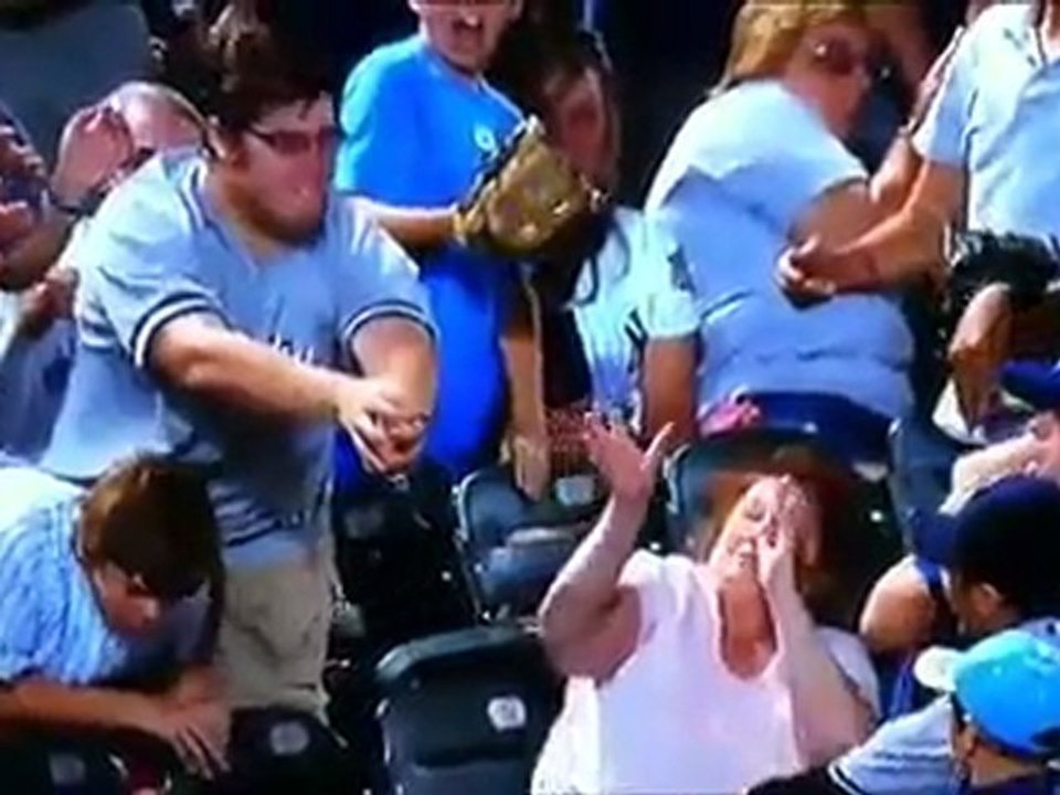 Wie fangen einen Baseball Fail