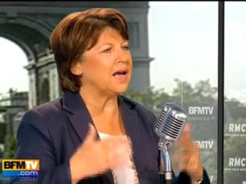 Aubry prend ses distances avec Strauss-Kahn