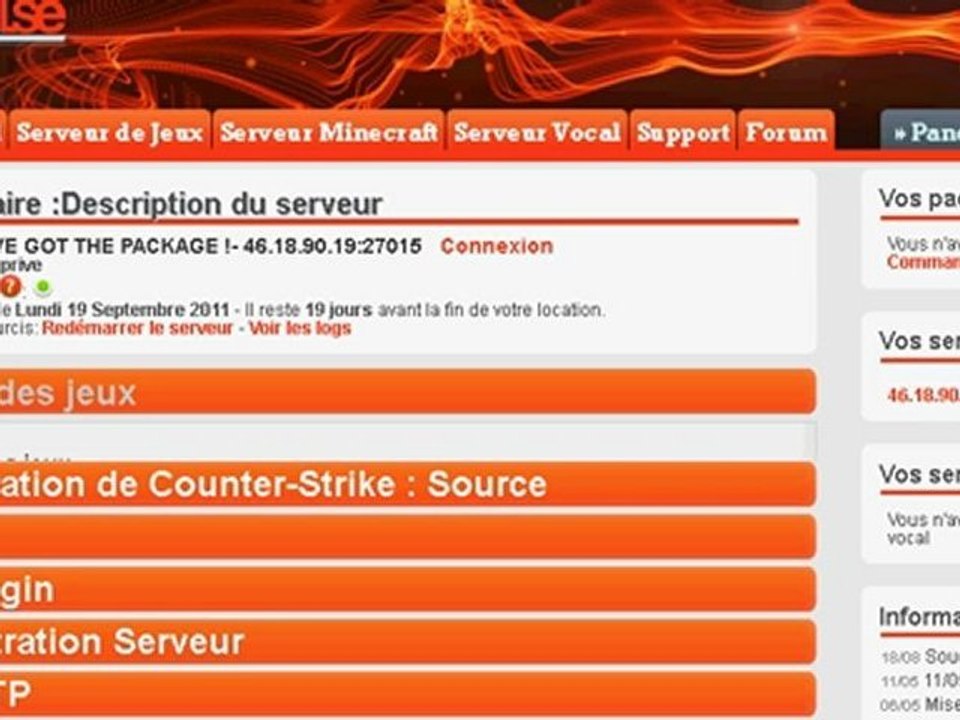 Presentation de mon serveur minecraft