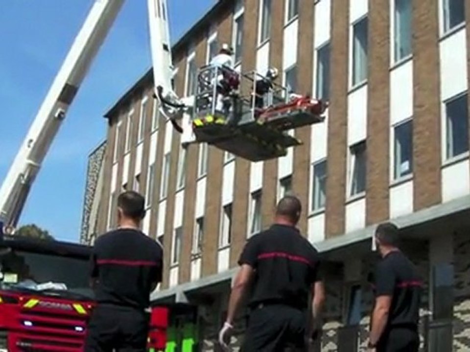 Maubeuge : Les grands moyens pour secourir la victime d'un malaise