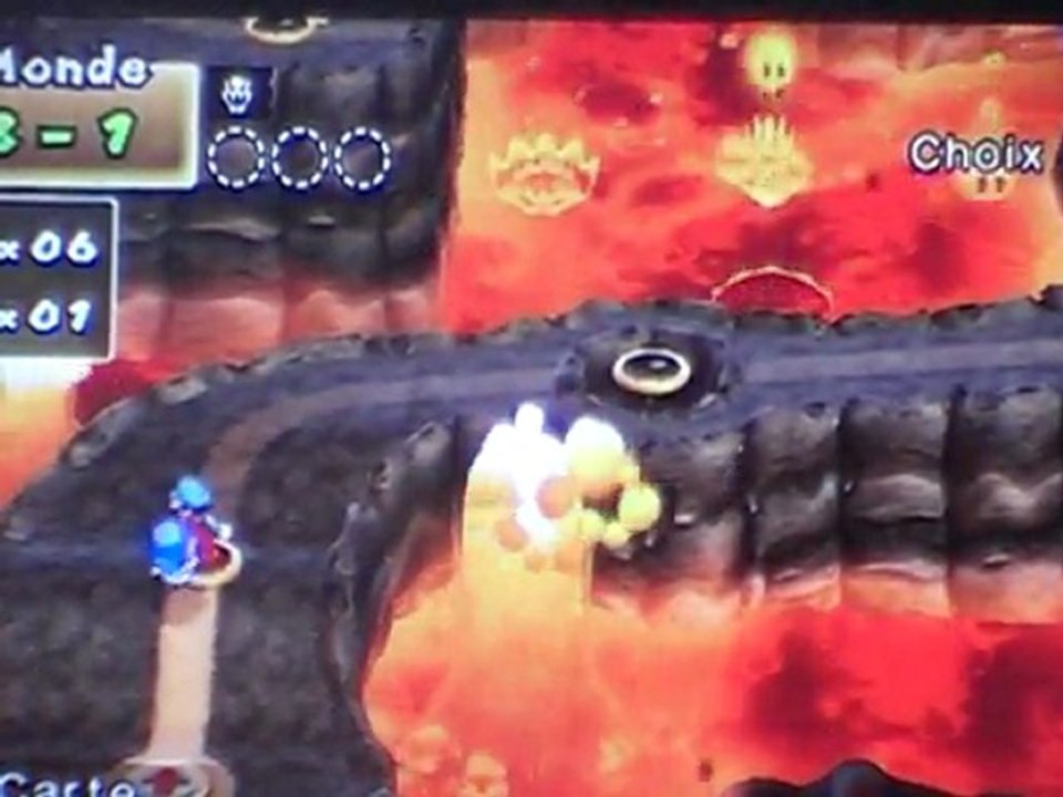 W.T new super mario bros wii part 17 :monde 8 ou on a du mal
