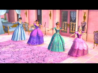 Barbie i tzry muszkieterki-Razem tak, poprzez świat