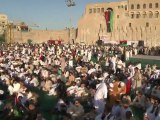 Libyans mark first Eid without Kadhafi