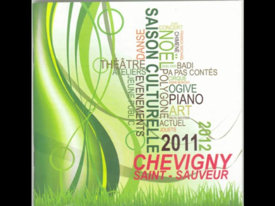2011 09 l'édito du programme culturel de Chevigny
