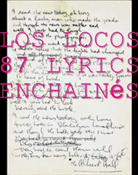 LOS LOCOS 87 - lyrics enchainés