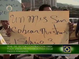 Trabajadores de Plaza Jardín exigen pagos