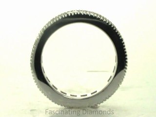 FDEWB466  Princess Cut Diamond Channel Set Eternity Band