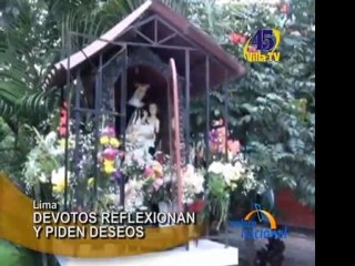 En Villa El Salvador, devotos reflexionan y piden deseos a Santa Rosa de Lima