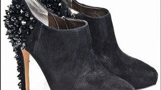 Cheap Ladies Ugg Boots - Sam Edelman Black Renzo Womens Studded Shoe Boot