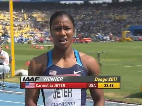 200м Женщины 2 забег Чемпионат Мира в Тэгу - MIR-LA.com