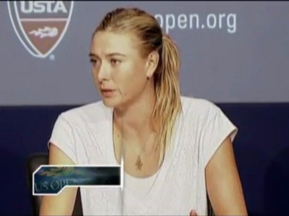 US Open - Sharapova - Habe solide gespielt