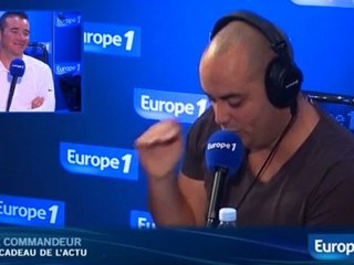 "On vient de se faire doubler par un bichon "