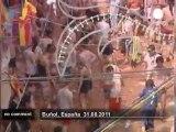 La Tomatina repeint Buñol en rouge - no comment