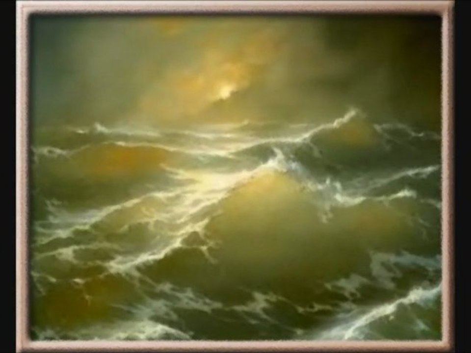 MARIA ROSSI - SEA WAVES-RUSSIAN PAINTINGS.