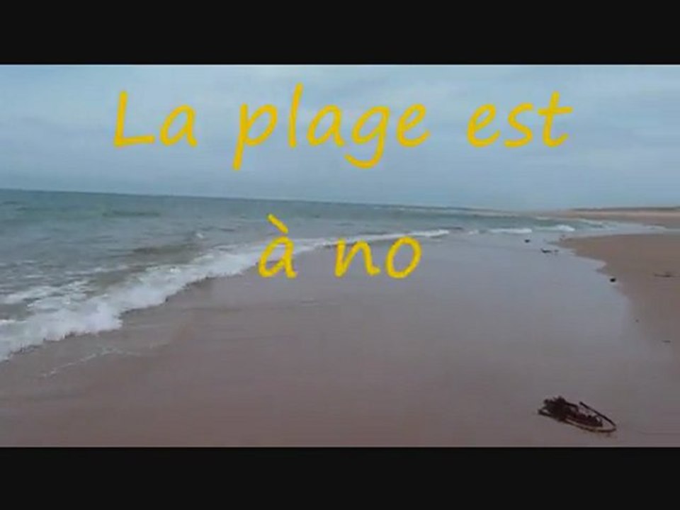 La plage est à nous !!