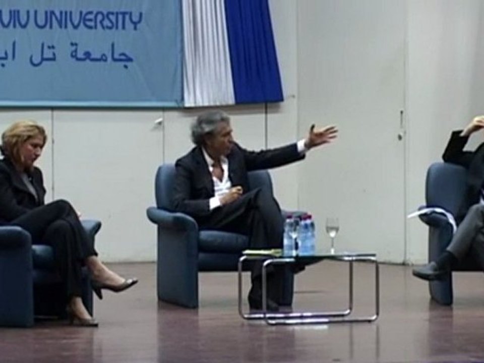 Israel and The Arab Spring - Bernard-Henri Lévy   MK Tzipi Livni - 1ere partie