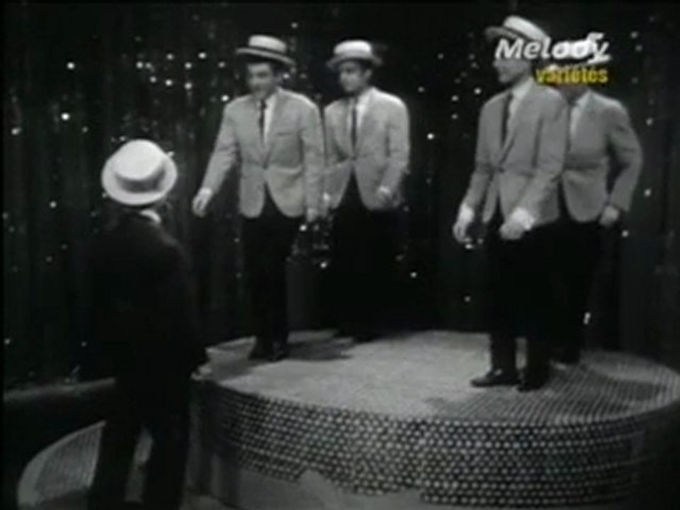 -jean Valton +les  Chaussettes Noires-""le twist du canotier -N&B""