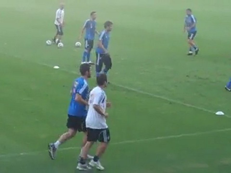 Greece, training at Bloomfield