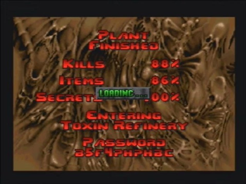 Retro-gaming Doom (PSX)