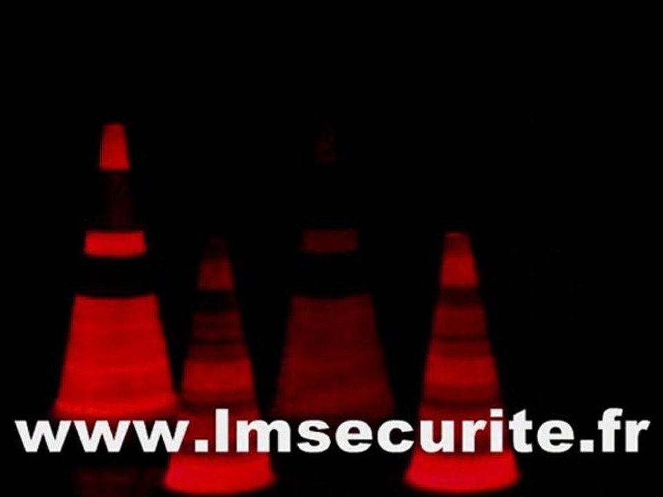 CONE  ROUTIER  LUMINEUX  RETRACTABLE