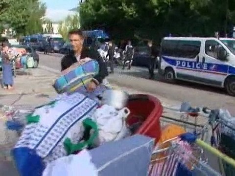 France 3 - Evacuation du camp des Roms à St Martin d'Hères
